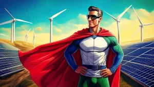 super héros électricité verte certifiee