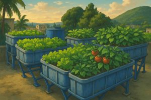 Système aquaponique